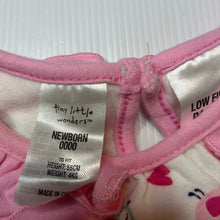 Load image into Gallery viewer, Girls Tiny Little Wonders, soft cotton romper, birds, EUC, size 0000,