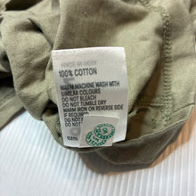Load image into Gallery viewer, Girls Anko, khaki cotton t-shirt, butterfly, EUC, size 2,