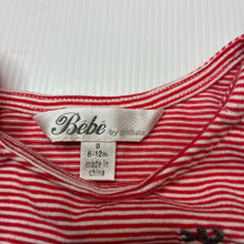 Load image into Gallery viewer, Girls Bebe by Minihaha, stretchy Christmas romper, reindeer, EUC, size 0,