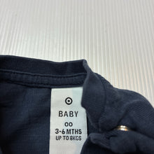 Load image into Gallery viewer, Boys Target, navy cotton t-shirt / top, GUC, size 00,