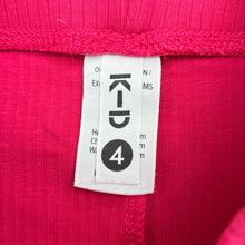 Load image into Gallery viewer, Girls KID, ribbed leggings, elasticated, FUC, size 4,