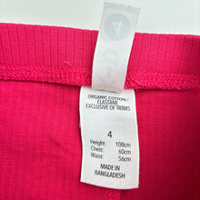 Load image into Gallery viewer, Girls KID, ribbed leggings, elasticated, FUC, size 4,
