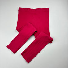 Load image into Gallery viewer, Girls KID, ribbed leggings, elasticated, FUC, size 4,