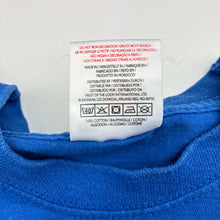 Load image into Gallery viewer, Boys FRUIT OF THE LOOM, rolly toys, blue cotton t-shirt, wash fade, FUC, size 5-6,