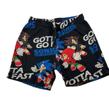 Load image into Gallery viewer, Boys H&amp;M, Sonic the Hedgehog shorts, elasticated, FUC, size 6,