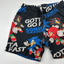 Load image into Gallery viewer, Boys H&amp;M, Sonic the Hedgehog shorts, elasticated, FUC, size 6,