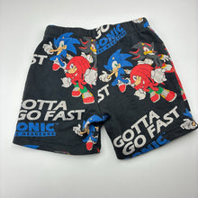 Load image into Gallery viewer, Boys H&amp;M, Sonic the Hedgehog shorts, elasticated, FUC, size 6,