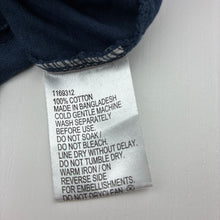 Load image into Gallery viewer, Boys Favourites, navy cotton t-shirt, EUC, size 4,