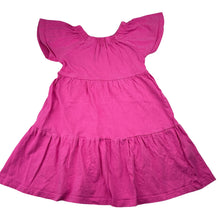 Load image into Gallery viewer, Girls Mango, pink cotton casual dress, GUC, size 4, L: 51cm