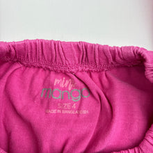Load image into Gallery viewer, Girls Mango, pink cotton casual dress, GUC, size 4, L: 51cm