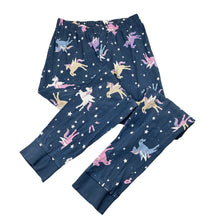 Load image into Gallery viewer, Girls Milkshake, cotton pyjama pants, unicorns, FUC, size 8,