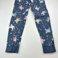 Load image into Gallery viewer, Girls Milkshake, cotton pyjama pants, unicorns, FUC, size 8,