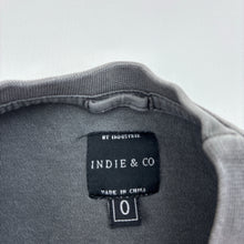 Load image into Gallery viewer, Boys Indie, grey stretchy t-shirt / top, wash fade, FUC, size 0,