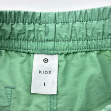 Load image into Gallery viewer, Boys Target, lightweight board shorts, elasticated, GUC, size 1,
