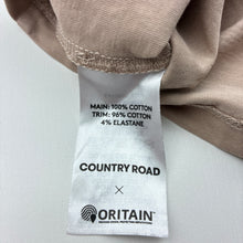 Load image into Gallery viewer, Unisex Country Road, embroidered heritage cotton t-shirt, FUC, size 3,