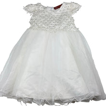 Load image into Gallery viewer, Girls Buu Buu Fashions, lined tulle embellished, party / formal dress, no size, armpit to armpit: 31cm, EUC, size 6-7, L: 62cm
