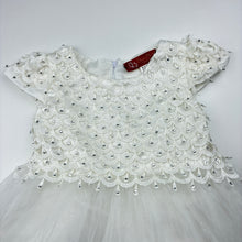 Load image into Gallery viewer, Girls Buu Buu Fashions, lined tulle embellished, party / formal dress, no size, armpit to armpit: 31cm, EUC, size 6-7, L: 62cm