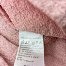 Load image into Gallery viewer, Girls Anko, pink viscose / linen summer dress, GUC, size 5, L: 57cm