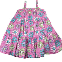 Load image into Gallery viewer, Girls Mango, floral cotton summer dress, GUC, size 7, L: 64cm