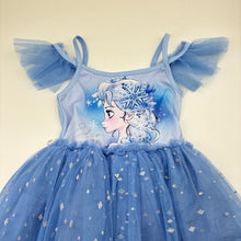 Load image into Gallery viewer, Girls Disney, Frozen Elsa dress-up costume, FUC, size 4, L: 66cm