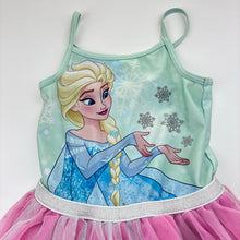 Load image into Gallery viewer, Girls Disney, Frozen Elsa tutu leotard dress, FUC, size 4,