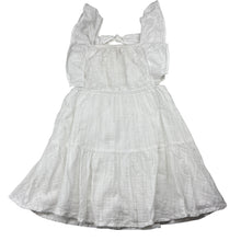 Load image into Gallery viewer, Girls Zara, lined, embroidered cotton summer dress, GUC, size 6, L: 61cm