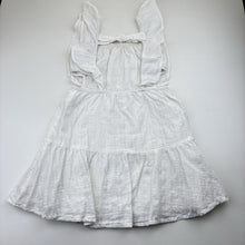 Load image into Gallery viewer, Girls Zara, lined, embroidered cotton summer dress, GUC, size 6, L: 61cm