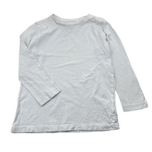 Load image into Gallery viewer, Boys Target, white cotton long-sleeve tee / top, FUC, size 4,