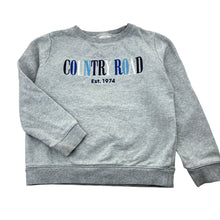 Load image into Gallery viewer, Unisex Country Road, embroidered heritage cotton sweater / jumper, marks on cuffs, FUC, size 7,