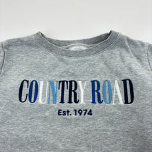 Load image into Gallery viewer, Unisex Country Road, embroidered heritage cotton sweater / jumper, marks on cuffs, FUC, size 7,