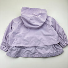 Load image into Gallery viewer, Girls Balabala, purple lightweight hooded jacket / coat, EUC, size 2,