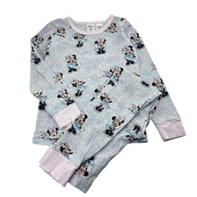 Load image into Gallery viewer, Girls Disney, Minnie Mouse, ribbed pyjama top &amp; bottoms, FUC, size 7,