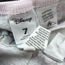 Load image into Gallery viewer, Girls Disney, Minnie Mouse, ribbed pyjama top &amp; bottoms, FUC, size 7,