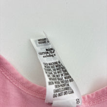 Load image into Gallery viewer, Girls Bonds, pink stretchy singletsuit romper, GUC, size 000,
