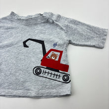 Load image into Gallery viewer, Boys Dymples, cotton long sleeve top, digger, GUC, size 000,