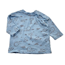 Load image into Gallery viewer, Boys Dymples, cotton long sleeve t-shirt / top, dinosaurs, EUC, size 000,