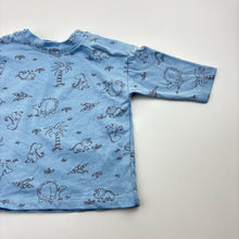 Load image into Gallery viewer, Boys Dymples, cotton long sleeve t-shirt / top, dinosaurs, EUC, size 000,