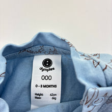 Load image into Gallery viewer, Boys Dymples, cotton long sleeve t-shirt / top, dinosaurs, EUC, size 000,