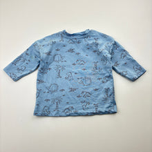 Load image into Gallery viewer, Boys Dymples, cotton long sleeve t-shirt / top, dinosaurs, EUC, size 000,