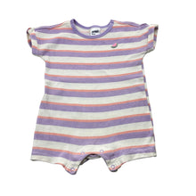 Load image into Gallery viewer, Girls Anko, striped cotton romper, GUC, size 00,
