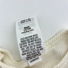 Load image into Gallery viewer, Unisex Bonds, ribbed cotton bodysuit / romper, EUC, size 000,