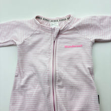 Load image into Gallery viewer, Girls Bonds, stretchy zip Wondersuit / zippy / romper, EUC, size 000,