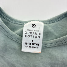 Load image into Gallery viewer, Unisex Target, organic cotton bodysuit / romper, GUC, size 1,