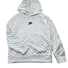 Load image into Gallery viewer, Unisex Nike, lightweight hoodie sweater, marks on cuffs, FUC, size 7-8,