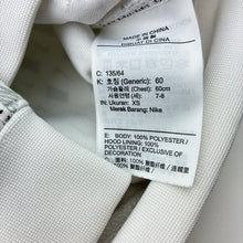 Load image into Gallery viewer, Unisex Nike, lightweight hoodie sweater, marks on cuffs, FUC, size 7-8,