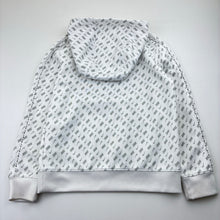 Load image into Gallery viewer, Unisex Nike, lightweight hoodie sweater, marks on cuffs, FUC, size 7-8,
