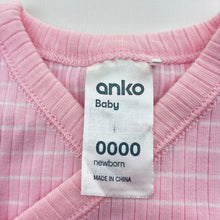 Load image into Gallery viewer, Girls Anko, stretchy ribbed bodysuit / romper, EUC, size 0000,