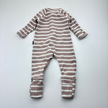 Load image into Gallery viewer, Unisex Bonds, ribbed zip Wondersuit / zippy / romper, GUC, size 000,