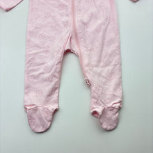 Load image into Gallery viewer, Girls Anko, floral cotton zip coverall / romper, EUC, size 000,