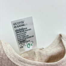 Load image into Gallery viewer, Unisex Anko, ribbed stretchy bodysuit / romper, EUC, size 000,